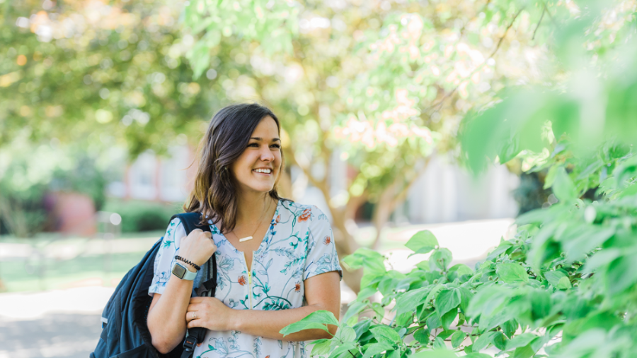 Student on Campus